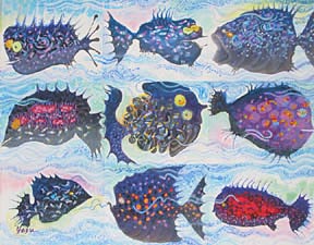 Nine Deep Sea Fish